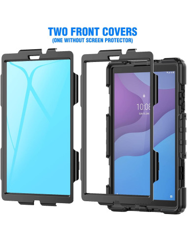 Funda Timecity para Lenovo Tab M10 HD 10.1" 2da Gen - Negro