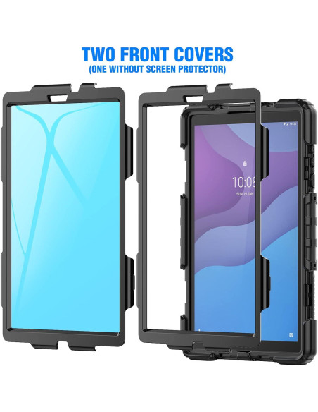 Funda Timecity para Lenovo Tab M10 HD 10.1" 2da Gen - Negro