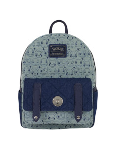 Mochila Mini Loungefly Pokémon Denim Falso 21.5x29.2x10 cm