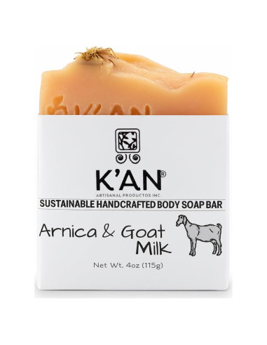 Jabón Artesanal K'an de Árnica y Leche de Cabra 113g