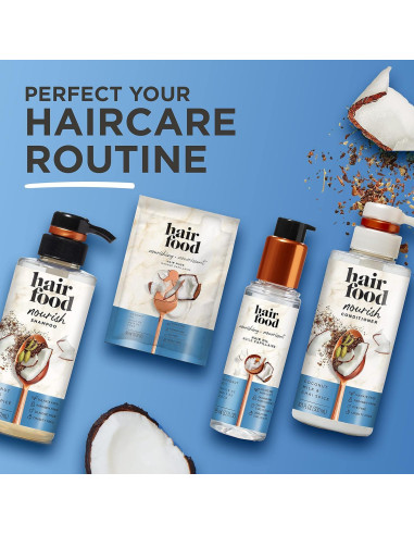 Mascarilla Capilar Nutritiva de Coco Hair Food 48 g - Sin Sulfatos