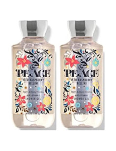Conjunto Gel de Ducha Bath & Body Works 2x10 Oz Iced Raspberry