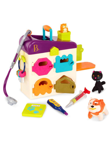 Set Veterinario B. toys - Clínica de Mascotas 8 Piezas