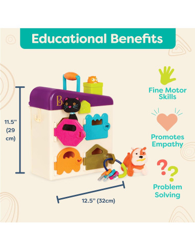 Set Veterinario B. toys - Clínica de Mascotas 8 Piezas