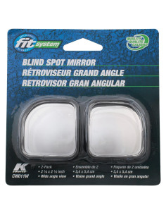 Espejo Convexo Adhesivo Fit System CW011W - 2 Piezas