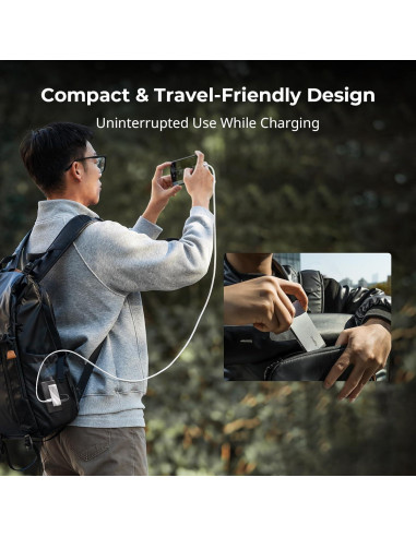 Lector de Tarjetas 5-en-1 SmallRig USB-C 65W SD TF