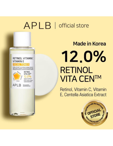 Tónico Facial APLB Retinol Vitamina C E 160.5 ml Hidratante