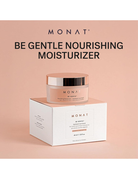 Hidratante Facial Monat Be Gentle 45 ml - Ácido Hialurónico