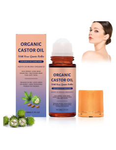 Aceite de Ricino Orgánico Roll On 50ml - Hidratación Piel y Cejas