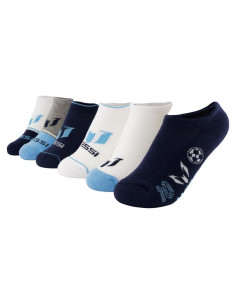 Calcetines No-Show Messi para Niños - Paquete de 6 Unidades