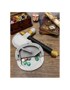 Soporte de Dados Hacha MunnyGrubbers con Bandeja y Rastreador de Salud