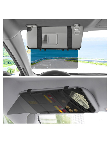 Extensor de Visera Solar Polarizada PJLJY con Organizador