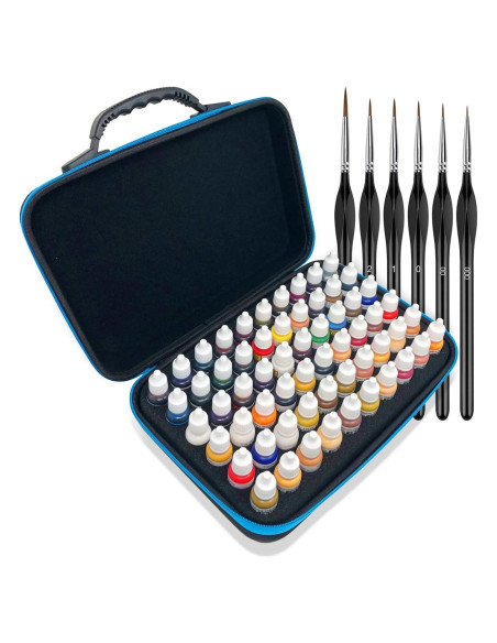 Organizador de Pinturas Pixiss - Estuche 60 Compartimentos