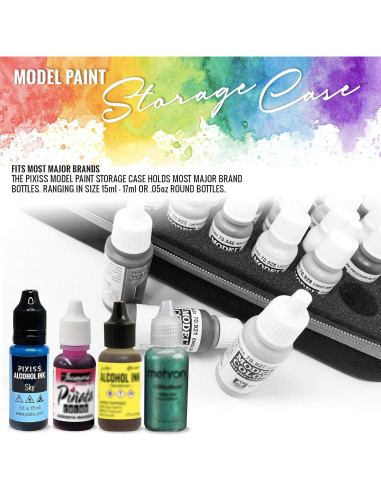 Organizador de Pinturas Pixiss - Estuche 60 Compartimentos