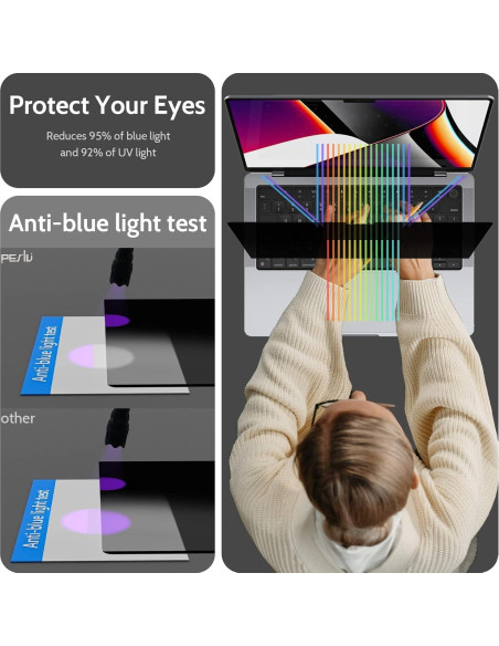 Filtro de Privacidad Magnético XINDERS para MacBook Air 13.6" Filtro de Privacidad Magnético XINDERS para MacBook Air 13.6"