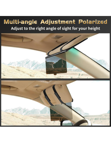 Extensor de Visera Solar Polarizada PJLJY con Organizador