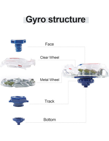 Trompo de Metal Magicmode BB43 Antigravedad 12.7 cm