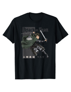 Camiseta Ataque a los Titanes Temporada 4 Hombre