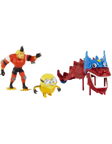 Juego de Figuras de Acción Minions Mattel Bob y Svengeance