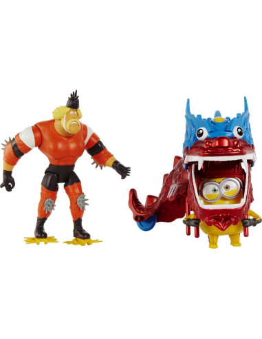 Juego de Figuras de Acción Minions Mattel Bob y Svengeance