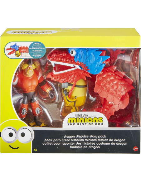 Juego de Figuras de Acción Minions Mattel Bob y Svengeance