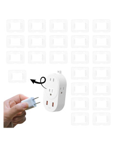 24 Ajustadores de Enchufe Lusofie - Solución para Enchufes Sueltos