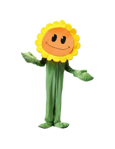 Disfraz Girasol Plants Vs Zombies Niños - Mono Verde XL