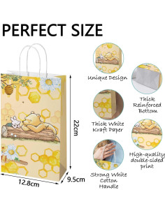 Bolsa de Regalo Winnie Pooh - 16 Piezas 21.8x12.7x9.4cm 2