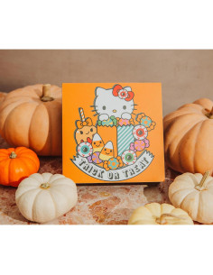 Cartel Decorativo Hello Kitty Halloween MDF 15.24 cm 2