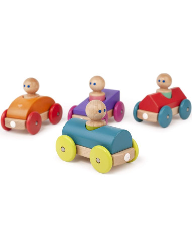 Juego de Bloques Magnéticos Tegu 3 Piezas Verde Azulado