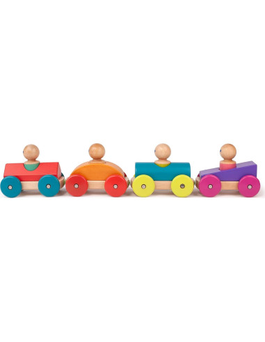 Juego de Bloques Magnéticos Tegu 3 Piezas Verde Azulado