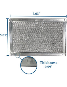 Filtro de Grasa para Microondas Fábrica 5304464105 Paquete de 2 2