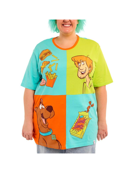 Camiseta Loungefly Scooby Doo Munchies 100% Algodón Talla S