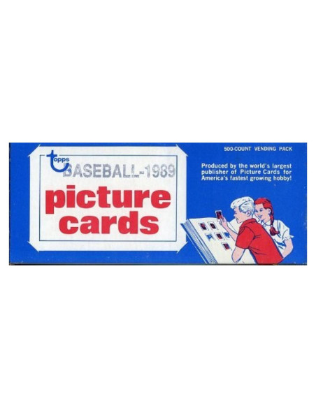 Caja de Vending Tarjetas de Béisbol Topps 1989 - 500 Tarjetas