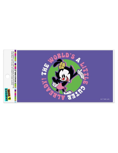 Imán Animaniacs Graphics & More 19.3x10.2cm Vinilo Multicolor