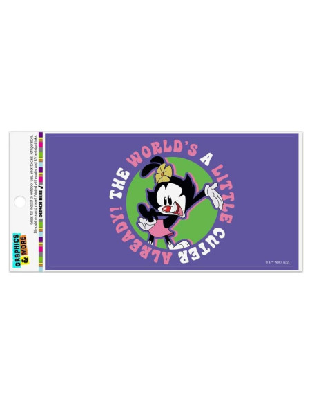 Imán Animaniacs Graphics & More 19.3x10.2cm Vinilo Multicolor