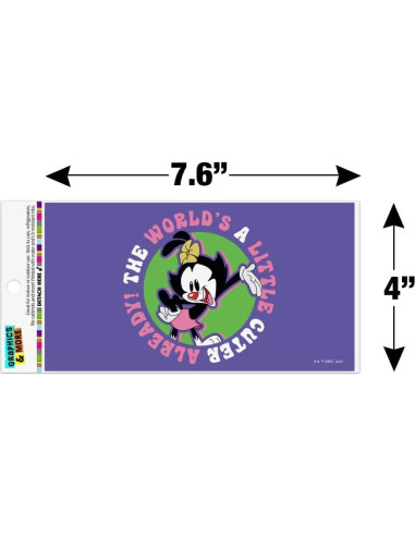 Imán Animaniacs Graphics & More 19.3x10.2cm Vinilo Multicolor