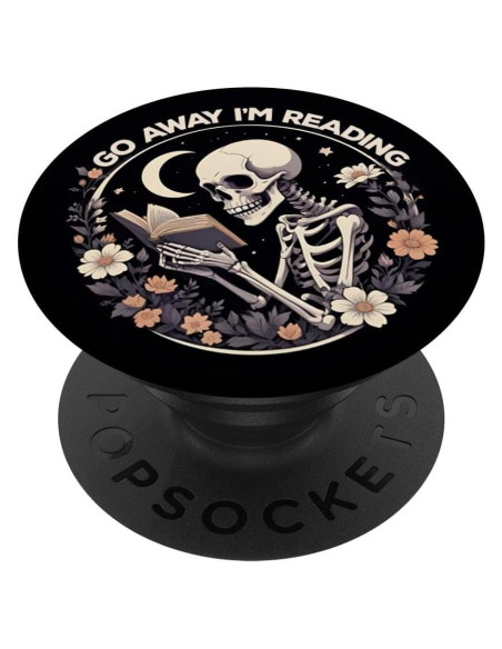 PopSockets PopGrip Adhesivo Vete Estoy Leyendo Negro