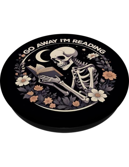 PopSockets PopGrip Adhesivo Vete Estoy Leyendo Negro