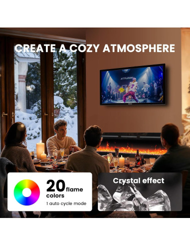 Calefactor Eléctrico Silonn SLELF02B-60, 5300 BTU, Control Remoto