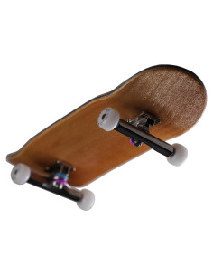 Deck de Fingerboard Hecho a Mano Soldierbar 99x34cm Marrón