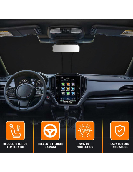 Protector Solar Parabrisas D-Lumina para Subaru Crosstrek 2018-2024