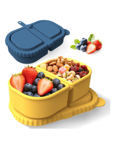 Recipientes de Silicona Reutilizables Xstronq 2 Compartimentos