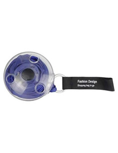 Bolsa de Compras Plegable MIXNEX Azul Ultra-Compacta 11.4x10.2cm