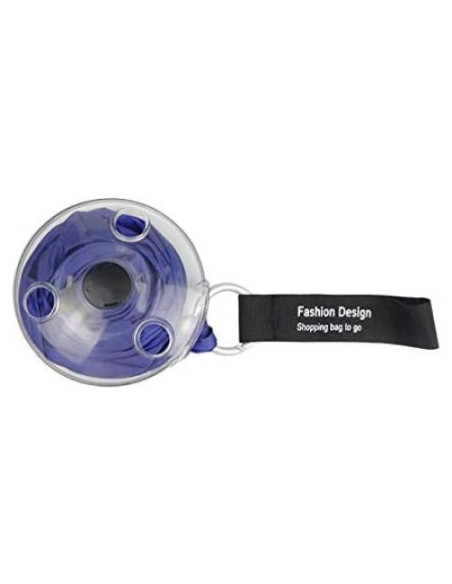 Bolsa de Compras Plegable MIXNEX Azul Ultra-Compacta 11.4x10.2cm