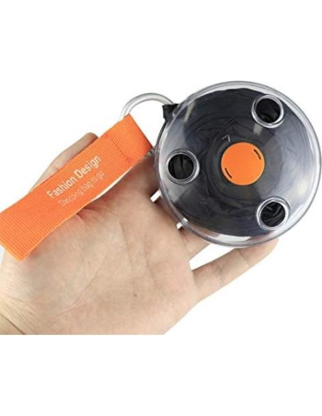 Bolsa de Compras Plegable MIXNEX Azul Ultra-Compacta 11.4x10.2cm