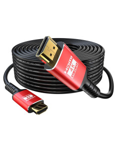 Cable HDMI 4K Eareyesail 22.86m 18Gbps CL3 chapado en oro