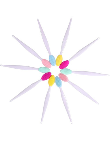 5 Cepillos Exfoliantes de Labios de Silicona Qundaoily