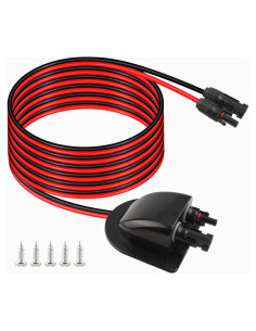 Entrada de Cable Solar Kbaoele 10FT 10AWG IP68 Impermeable