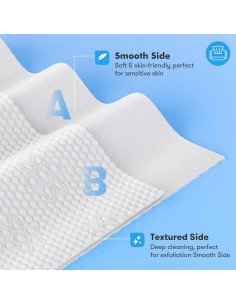 Toallas Faciales Desechables Beauntangly XL 25 Ct Biodegradables 2